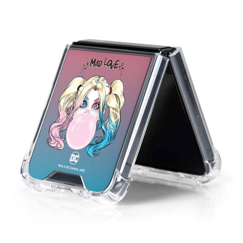 DC Comics Harley Quinn Mad Love Galaxy Z Flip5 5G Clear Case