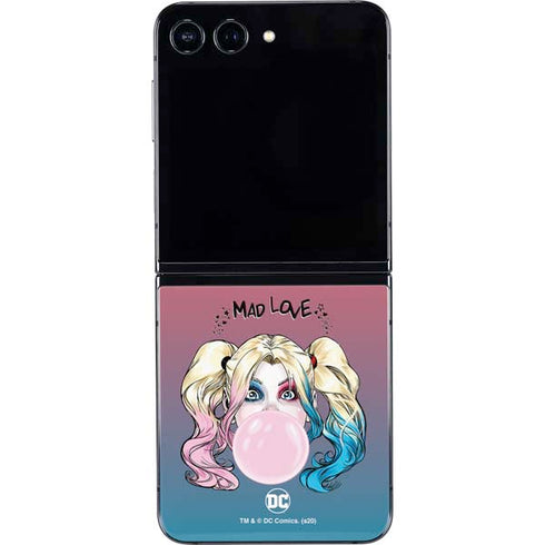 DC Comics Harley Quinn Mad Love Galaxy Z Flip5 5G Skin