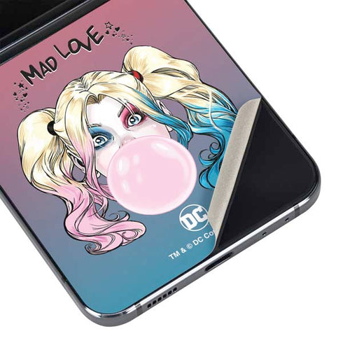 DC Comics Harley Quinn Mad Love Galaxy Z Flip5 5G Skin