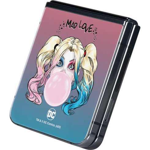 DC Comics Harley Quinn Mad Love Galaxy Z Flip5 5G Skin