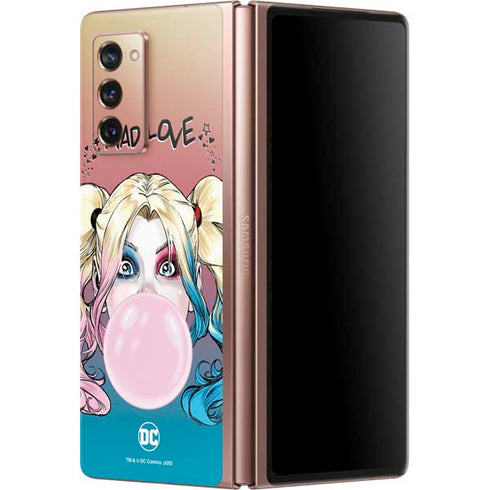 DC Comics Harley Quinn Mad Love Galaxy Z Fold2 5G Skin