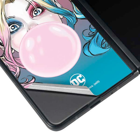 DC Comics Harley Quinn Mad Love Galaxy Z Fold4 5G Skin