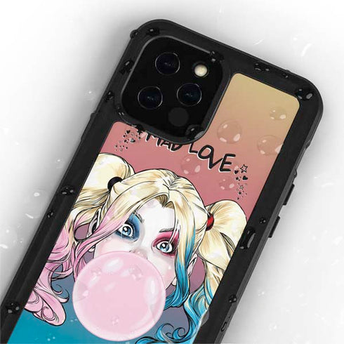 DC Comics Harley Quinn Mad Love iPhone 12 Pro Waterproof Case