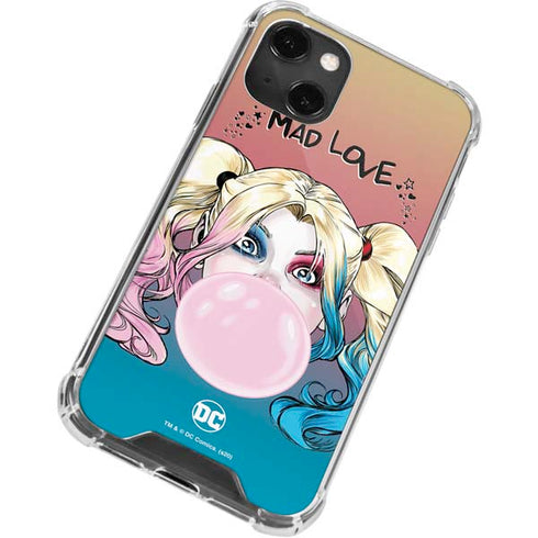 DC Comics Harley Quinn Mad Love iPhone 13 Mini Clear Case
