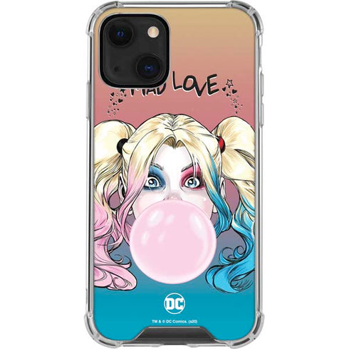 DC Comics Harley Quinn Mad Love iPhone 14 Clear Case