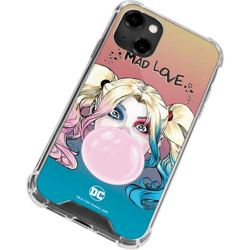 DC Comics Harley Quinn Mad Love iPhone 14 Clear Case