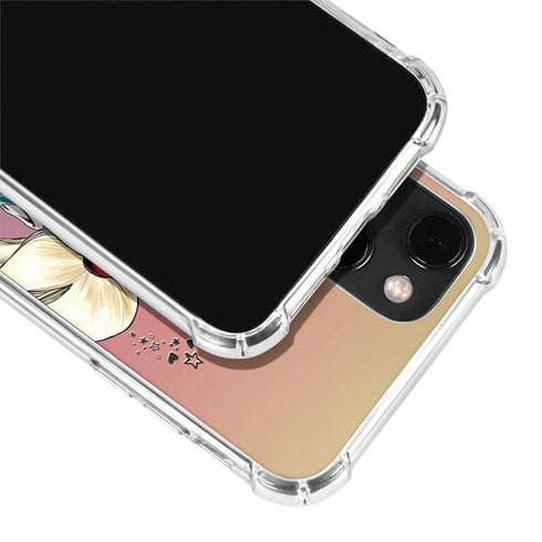 DC Comics Harley Quinn Mad Love iPhone 14 Plus Clear Case