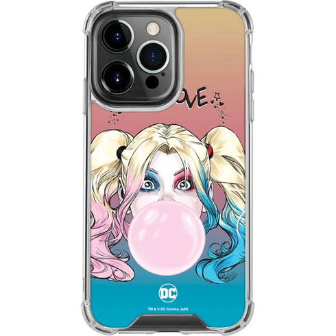 DC Comics Harley Quinn Mad Love iPhone 15 Pro Clear Case