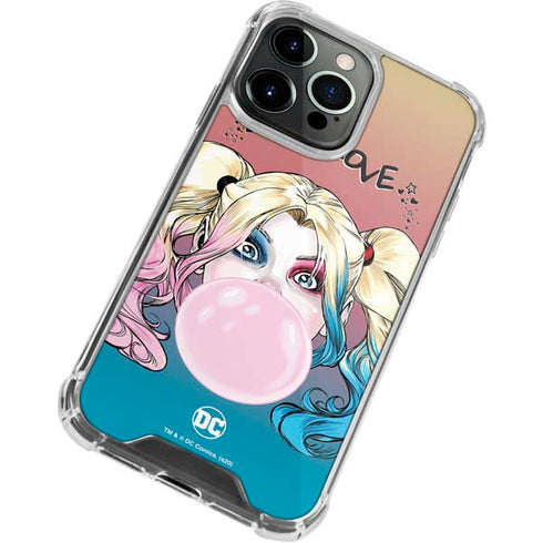 DC Comics Harley Quinn Mad Love iPhone 15 Pro Max Clear Case