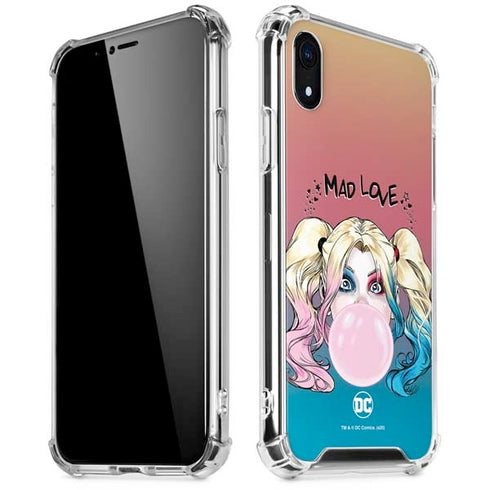 DC Comics Harley Quinn Mad Love iPhone XR Clear Case