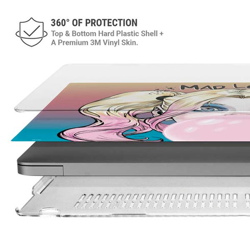 DC Comics Harley Quinn Mad Love MacBook Pro 16in (2021-25) Case plus Skin