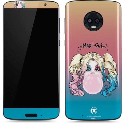 DC Comics Harley Quinn Mad Love Moto G6 Skin