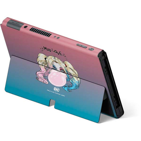 DC Comics Harley Quinn Mad Love Nintendo Switch OLED (2021) Skin