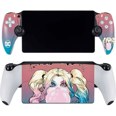 DC Comics Harley Quinn Mad Love PlayStation Portal Remote Player Skin