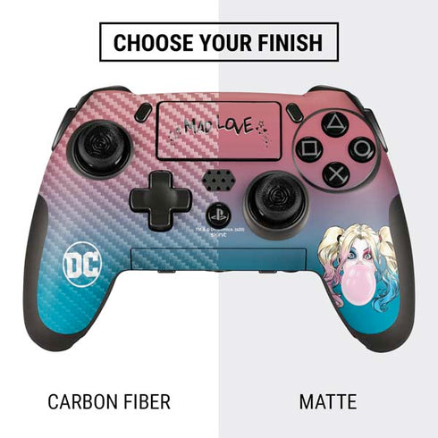 DC Comics Harley Quinn Mad Love PlayStation Scuf Vantage 2 Controller Skin