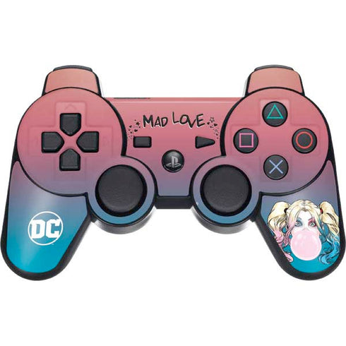 DC Comics Harley Quinn Mad Love PS3 Dual Shock wireless controller Skin