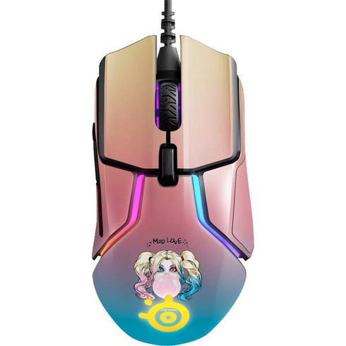 DC Comics Harley Quinn Mad Love SteelSeries Rival 600 Gaming Mouse Skin