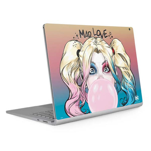 DC Comics Harley Quinn Mad Love Surface Book 2 15in Skin