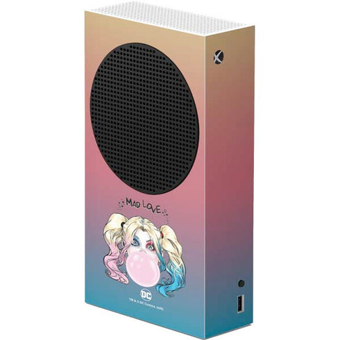 DC Comics Harley Quinn Mad Love Xbox Series S Console Skin