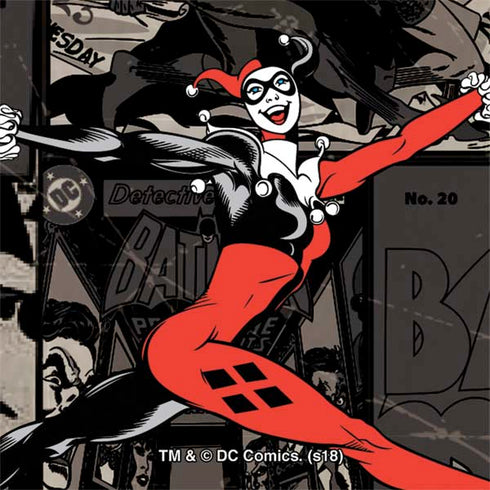 DC Comics Harley Quinn Vintage Action pose pattern Nintendo 2DS XL (2017) Skin