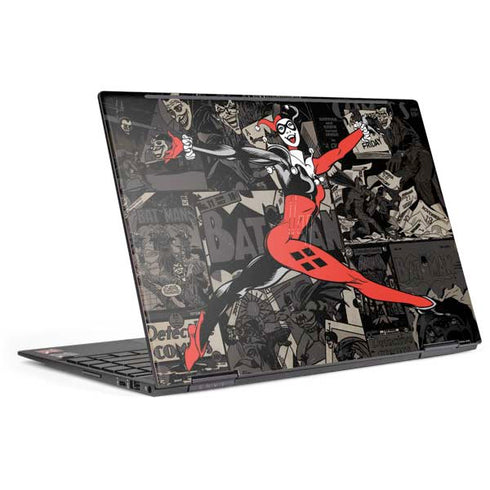 DC Comics Harley Quinn Vintage Action pose pattern HP Envy Skin