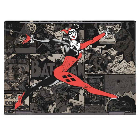 DC Comics Harley Quinn Vintage Action pose pattern HP Envy Skin
