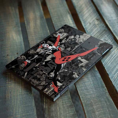 DC Comics Harley Quinn Vintage Action pose pattern HP Envy Skin