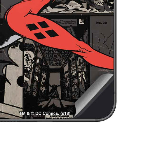 DC Comics Harley Quinn Vintage Action pose pattern Galaxy A14 5G Skin