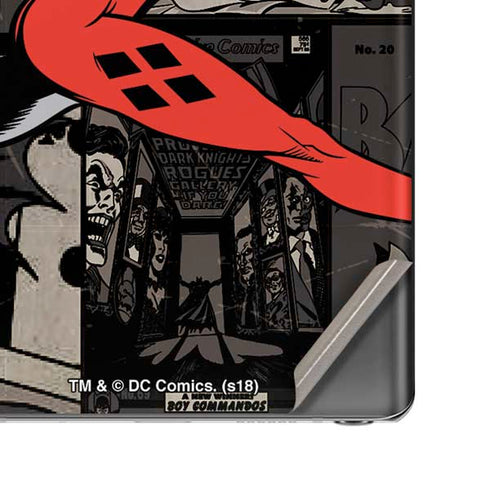 DC Comics Harley Quinn Vintage Action pose pattern Galaxy Note20 5G Skin