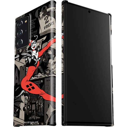 DC Comics Harley Quinn Vintage Action pose pattern Galaxy Note20 Ultra 5G Lite Case