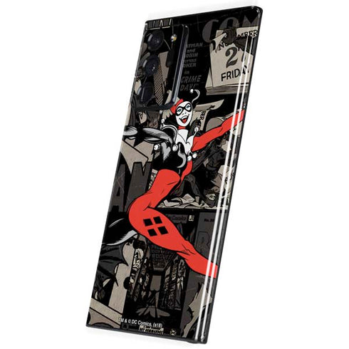 DC Comics Harley Quinn Vintage Action pose pattern Galaxy Note20 Ultra 5G Skin