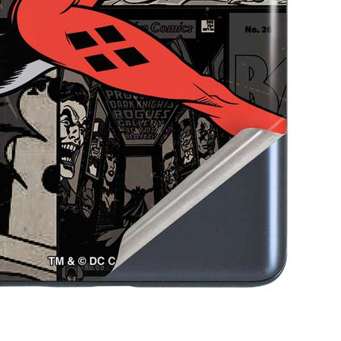 DC Comics Harley Quinn Vintage Action pose pattern Galaxy S20 Fan Edition Skin