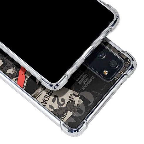 DC Comics Harley Quinn Vintage Action pose pattern Galaxy S20 FE Clear Case