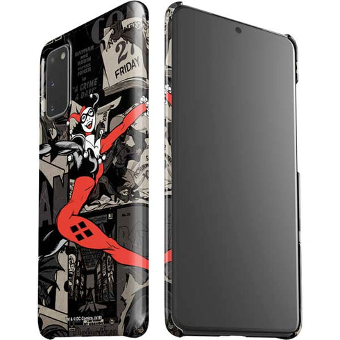 DC Comics Harley Quinn Vintage Action pose pattern Galaxy S20 Lite Case