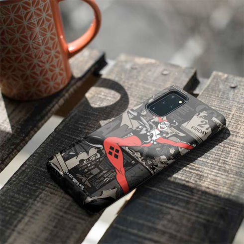 DC Comics Harley Quinn Vintage Action pose pattern Galaxy S20 Plus Pro Case