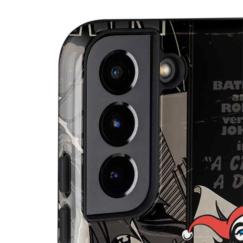 DC Comics Harley Quinn Vintage Action pose pattern Galaxy S22 Pro Case