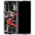 DC Comics Harley Quinn Vintage Action pose pattern Galaxy Z Fold4 5G Clear Case