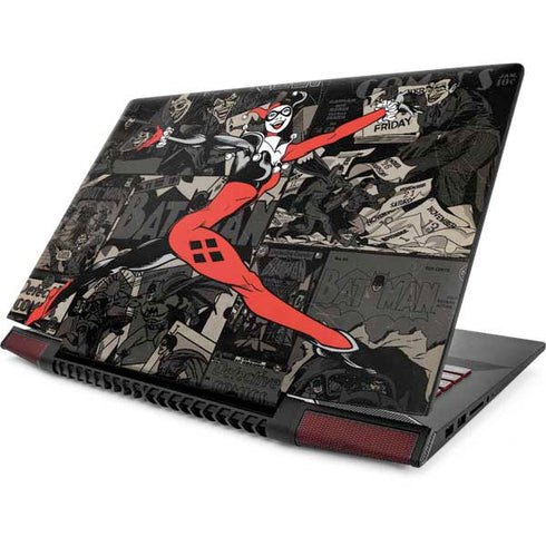 DC Comics Harley Quinn Vintage Action pose pattern Lenovo IdeaPad Skin
