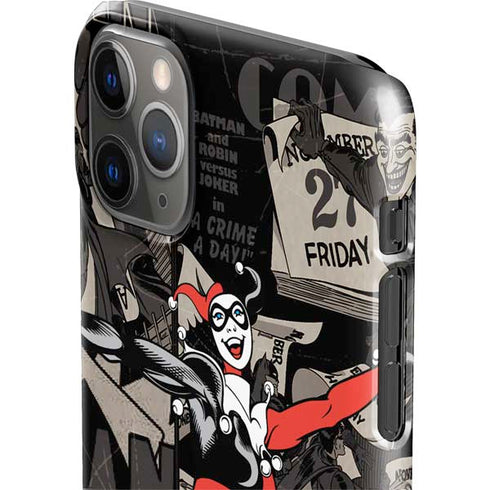 DC Comics Harley Quinn Vintage Action pose pattern iPhone 11 Pro Max Lite Case