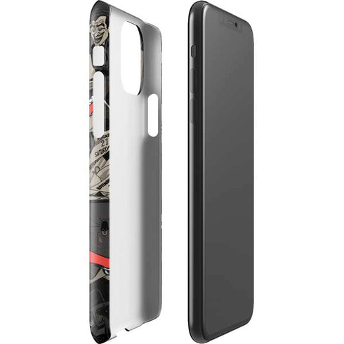 DC Comics Harley Quinn Vintage Action pose pattern iPhone 11 Pro Max Lite Case