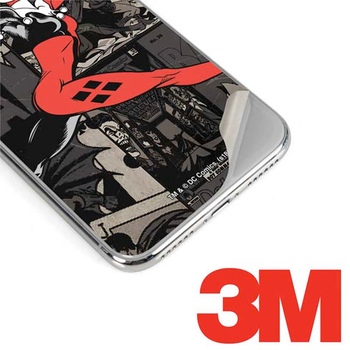 DC Comics Harley Quinn Vintage Action pose pattern iPhone 11 Pro Skin