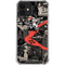 DC Comics Harley Quinn Vintage Action pose pattern iPhone 12 Clear Case
