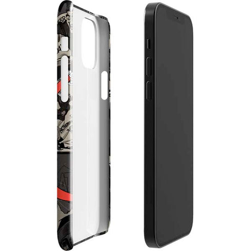 DC Comics Harley Quinn Vintage Action pose pattern iPhone 12 Mini Lite Case
