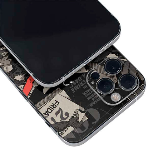 DC Comics Harley Quinn Vintage Action pose pattern iPhone 12 Pro Skin