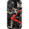 DC Comics Harley Quinn Vintage Action pose pattern iPhone 14 Impact Case
