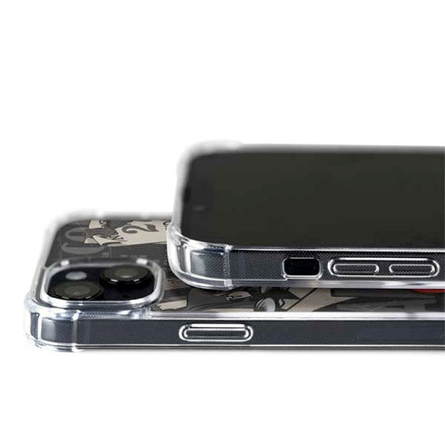 DC Comics Harley Quinn Vintage Action pose pattern iPhone 14 Plus MagSafe Case