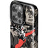 DC Comics Harley Quinn Vintage Action pose pattern iPhone 14 Pro Impact Case