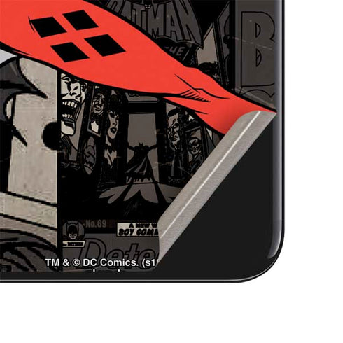 DC Comics Harley Quinn Vintage Action pose pattern iPhone SE (2nd & 3rd Gen) Skin