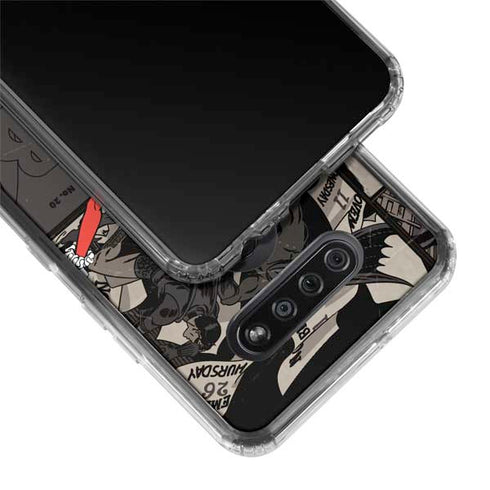 DC Comics Harley Quinn Vintage Action pose pattern LG K51/Q51 Clear Case