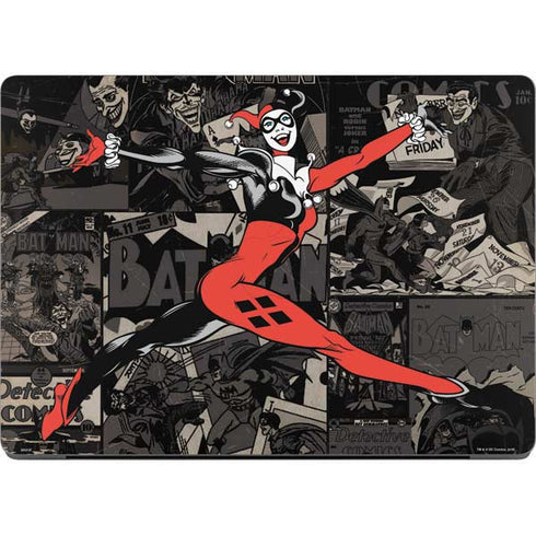 DC Comics Harley Quinn Vintage Action pose pattern MacBook Pro 14in (2021-24) Skin